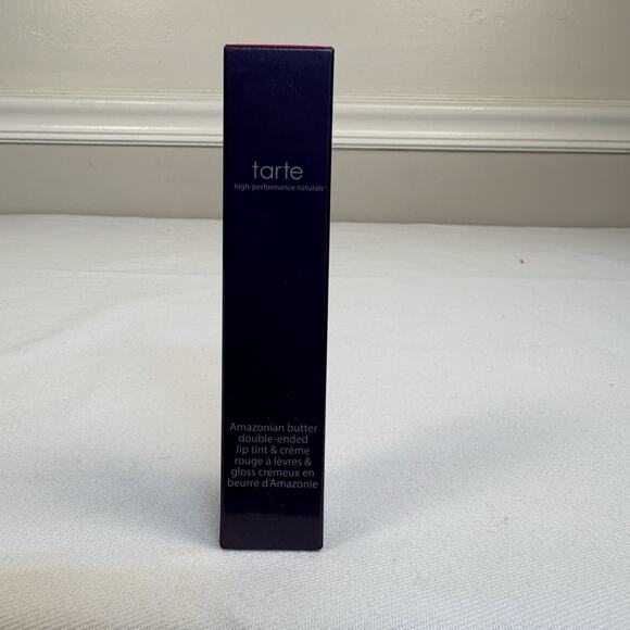 Tarte Amazonian Butter Double-Ended Lip Tint & Creme - Classic Crimson Red- NIB - Picture 1 of 5